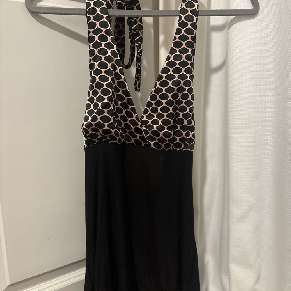 Black and Pink Halter top